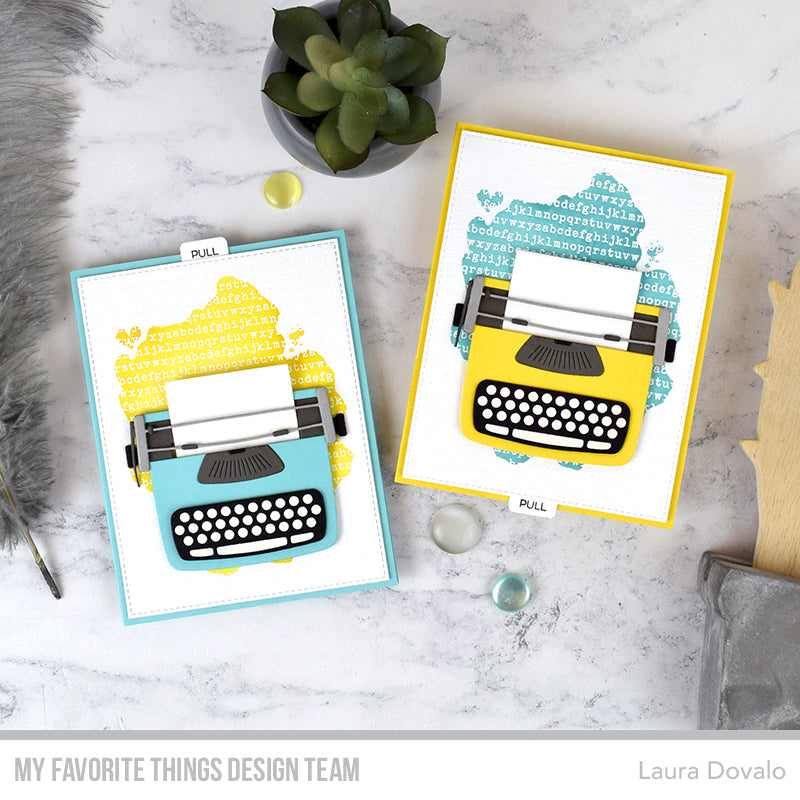 Typewriter Die-namics – MFT Stamps