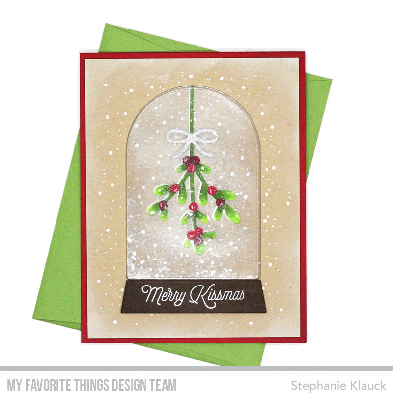 Catherine Loves Fashion Snow Globe Christmas Greeting Card Louis Vuitton