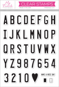 Vanity License Plate Alphabet