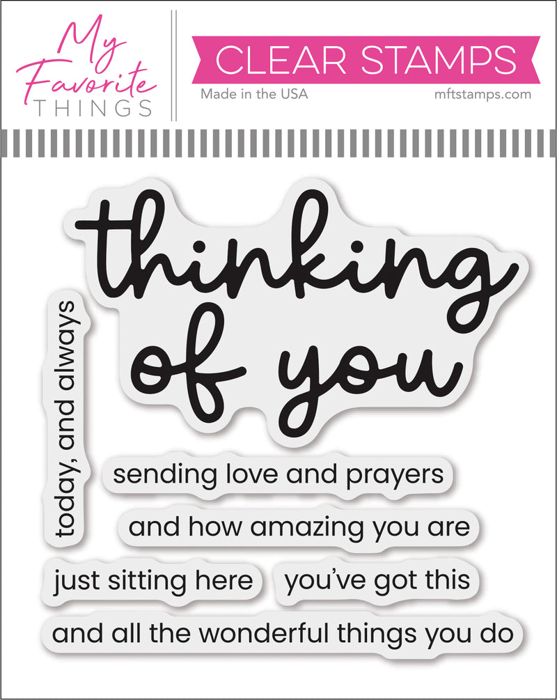 Not-So-Basic Thinking of You Clear Stamp Set