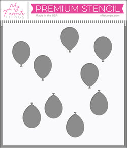 Balloon Party Stencil