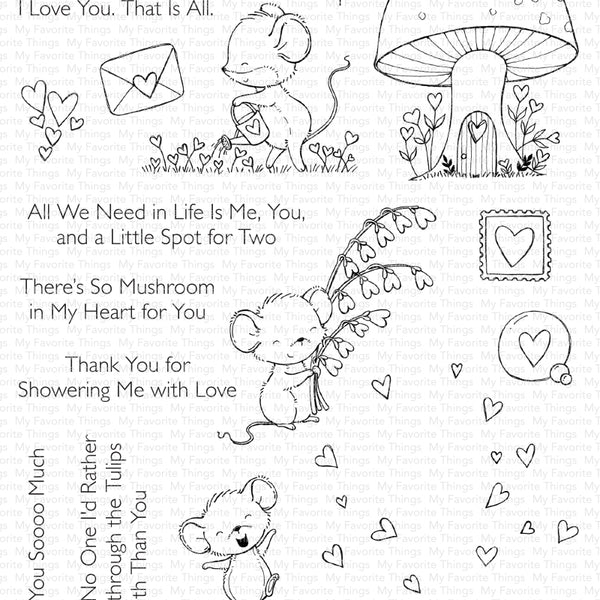 My Favorite Things - Clear Stamp - So Much Love