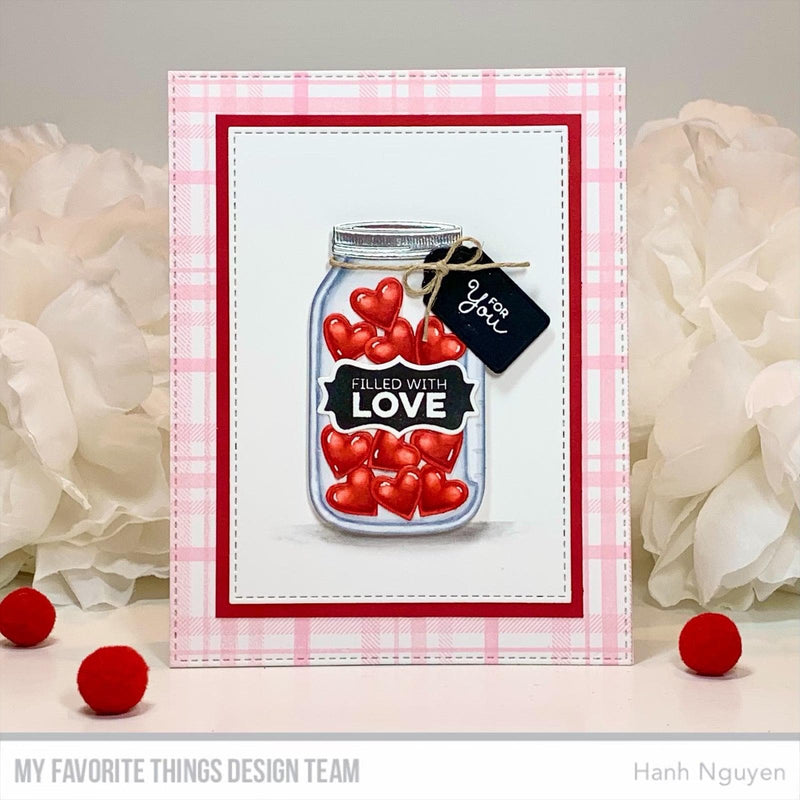 My Favorite Things - Clear Stamp - Mason Jar Labels