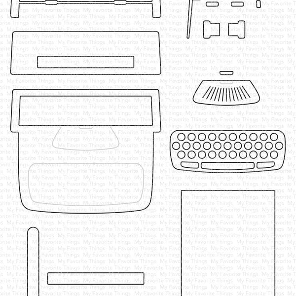 Typewriter Die-namics – MFT Stamps