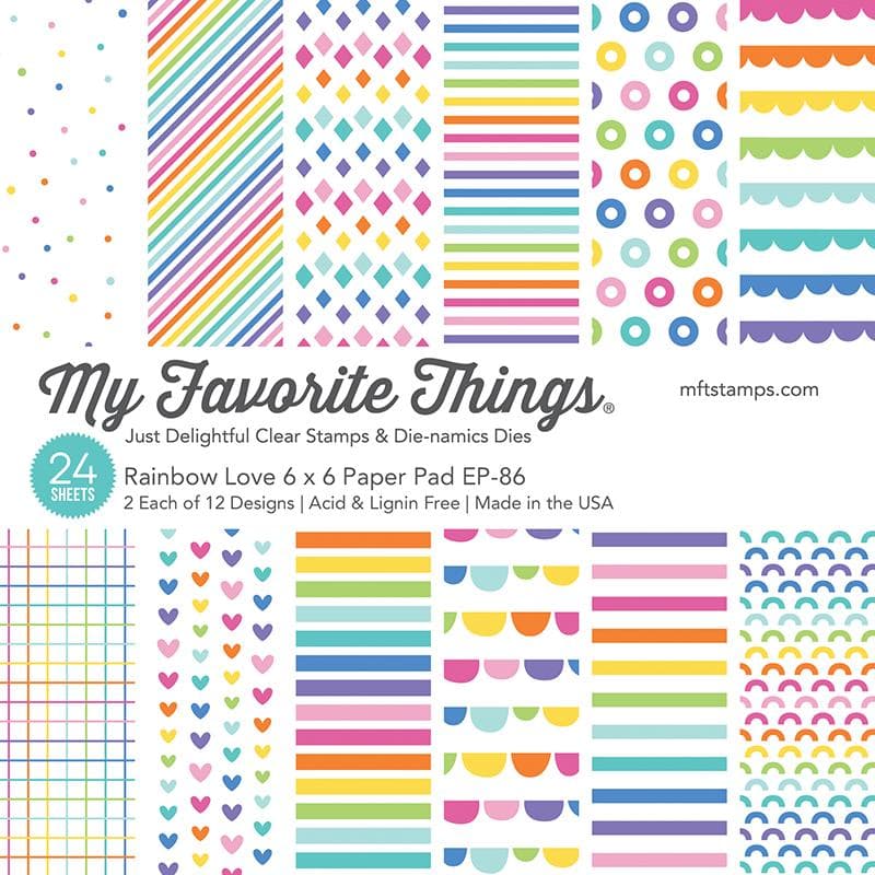 Colorful Mini Boho Rainbow Print Wrapping Paper by Rainbow Love